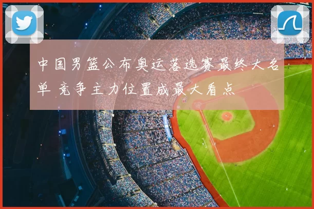 中国男篮公布奥运落选赛最终大名单 竞争主力位置成最大看点